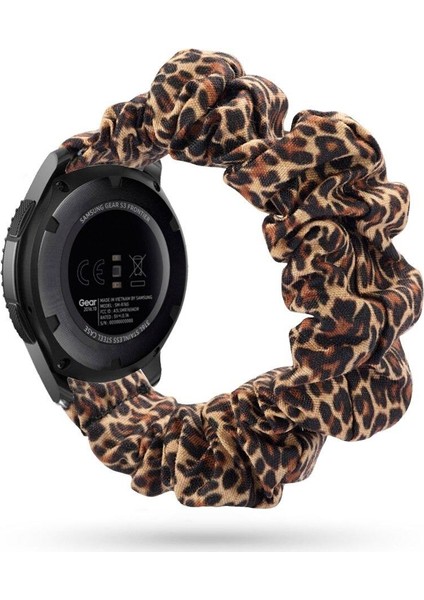 Samsung Gear S3 Huawei Watch Gt2 Elastik Leopar Kordon