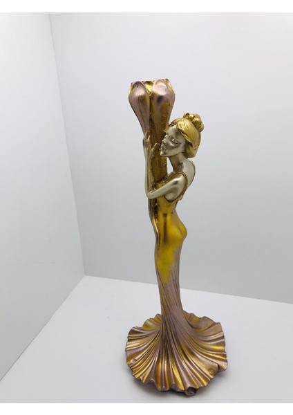 Kızlı Şamdan Mumluk