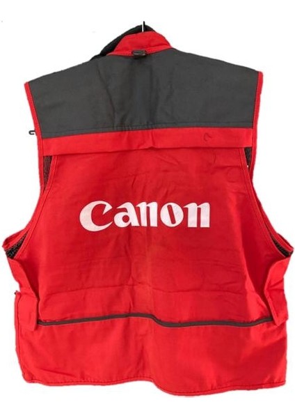Canon Kırmızı Fotoğrafçı Yeleği Xl Beden fiyatları