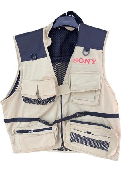 Sony Gri Fotoğrafçı Yeleği Xxl Beden