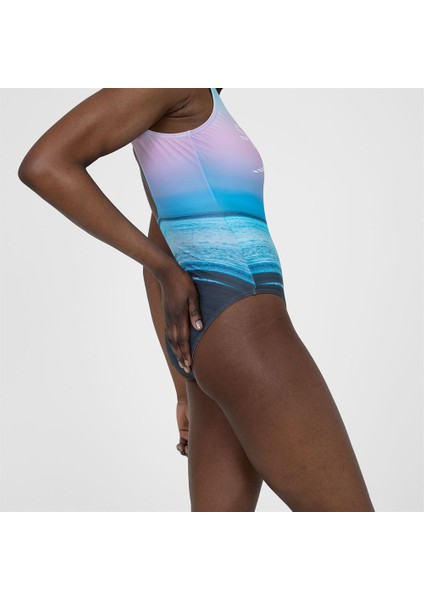 Summer Sunrise U-Back Swimsuit Kadın Yüzücü Mayosu