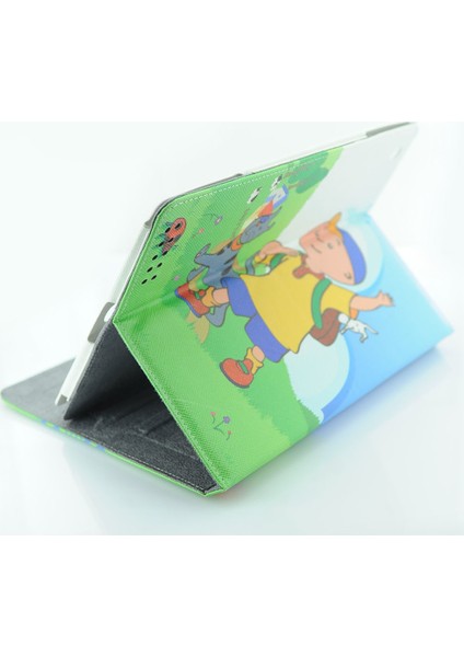 iPad 3 Standlı ve Desenli Deri Kılıf No-4