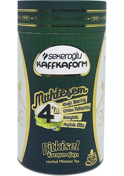 Kaffkaform Muhteşem Dörtlü 40 Poşet