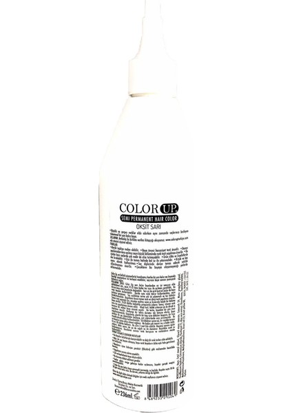 Color Up Yarı Kalıcı Saç Boyası Oksit Sarı BOYA1052