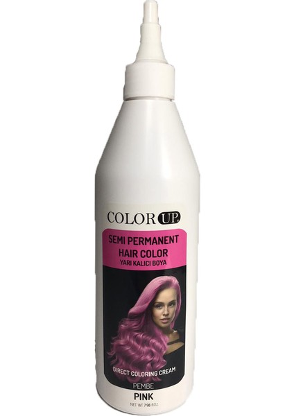 Color Up Yarı Kalıcı Saç Boyası Pembe BOYA1054