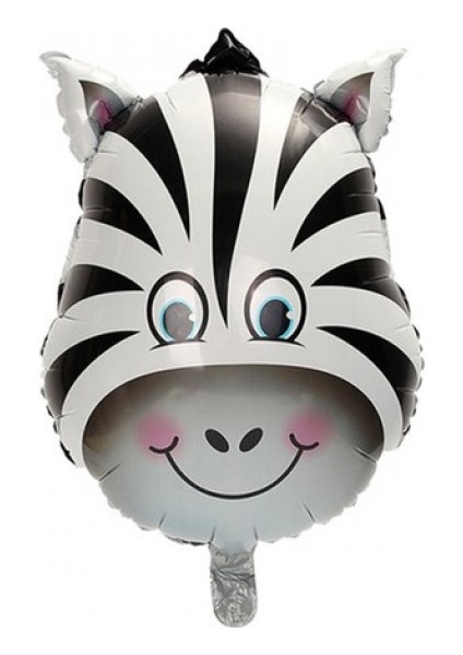 Bebeğimin İlk Partisi Safari Zebra Balon