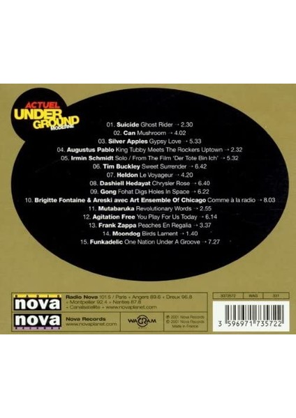 Nova Underground - CD