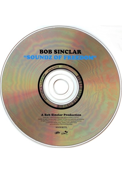 Bob Sinclar ‎– Soundz Of Freedom -My Ultimate Summer Of Love Mix CD + DVD