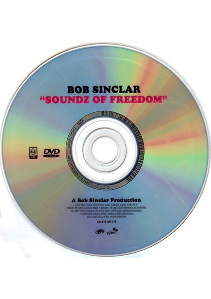 Bob Sinclar ‎– Soundz Of Freedom -My Ultimate Summer Of Love Mix CD + DVD