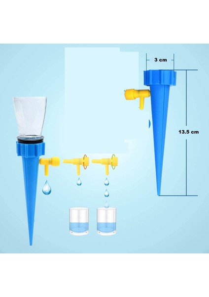 3 Şişe Aparat Çiçek Damlama Sulama Seti 714002
