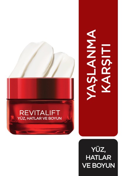 Revitalift Yüz Hatlar ve Boyun Yenileyici Krem