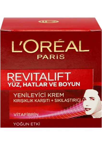 Revitalift Yüz Hatlar ve Boyun Yenileyici Krem