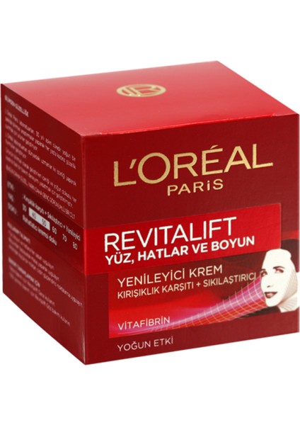 Revitalift Yüz Hatlar ve Boyun Yenileyici Krem