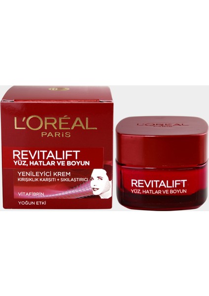 Revitalift Yüz Hatlar ve Boyun Yenileyici Krem