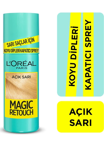 L'Oréal Paris Magic Retouch Koyu Dipleri Kapatici Sprey - Açik Sari