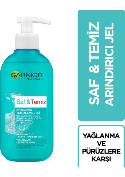 Saf & Temiz Yağlanma Ve Pürüzlere Karşı Temizleme Jeli 200Ml