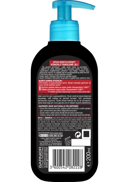 Siyah Nokta Temizleme Jeli 200 ml