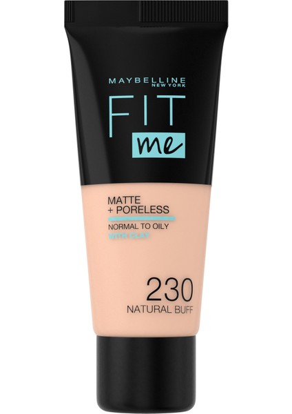 Fit Me Matte+Poreless Fondöten - 230 Natural Buff fiyatları