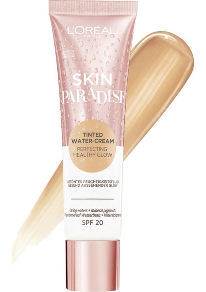 Skin Paradise Su Bazlı Renkli Nemlendirici 02 Light