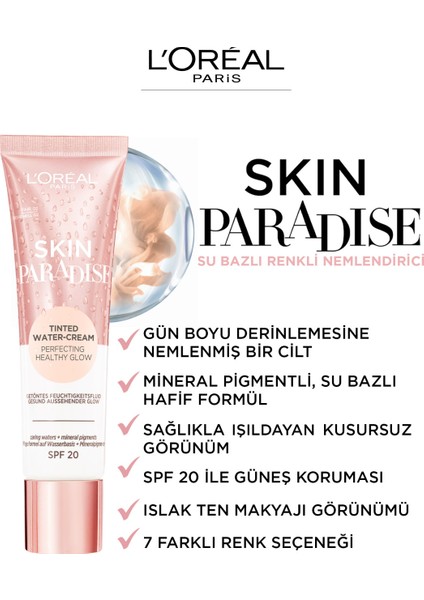 Skin Paradise Su Bazlı Renkli Nemlendirici 02 Light