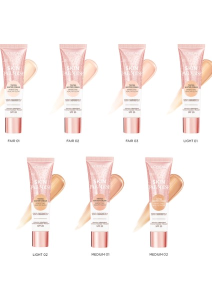 Skin Paradise Su Bazlı Renkli Nemlendirici 02 Light