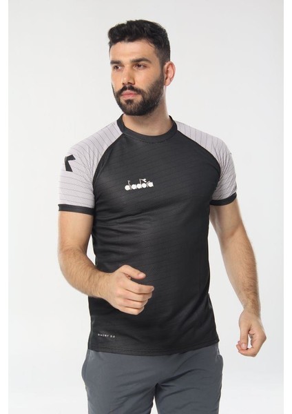 Mundial Antrenman T-Shirt Siyah - Gri