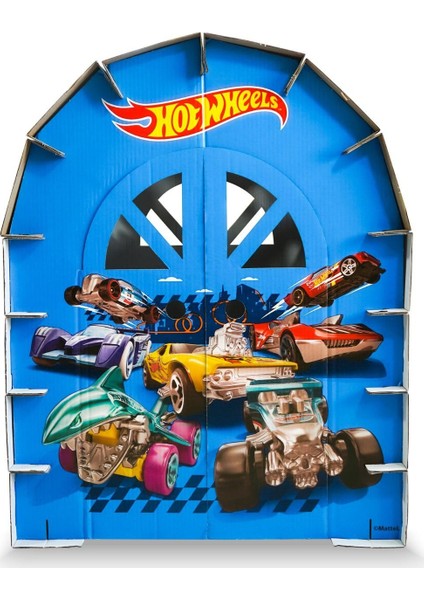 Hot Wheels 16 Parça Karton Oyun Evi