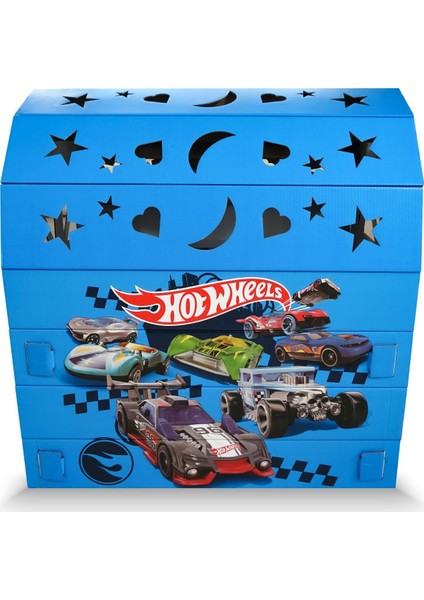 Hot Wheels 16 Parça Karton Oyun Evi