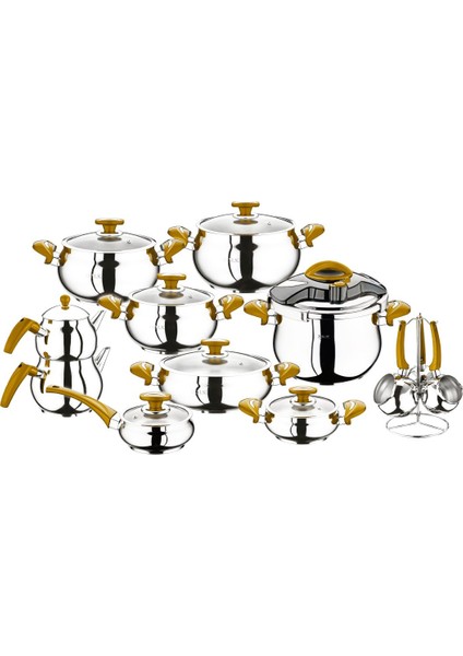 CODE-1028 Gold 22 Parça Çeyiz Seti