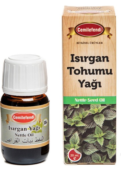 Cemilefendi Isırgan Tohumu Yağı 20 ml