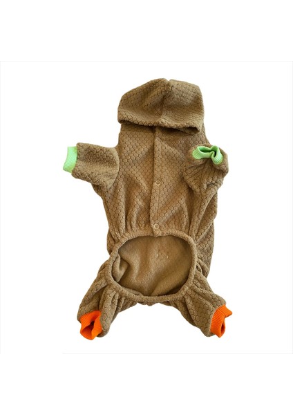 Trio Flower Brown Köpek Tulumu Köpek Kıyafeti XXL modelleri