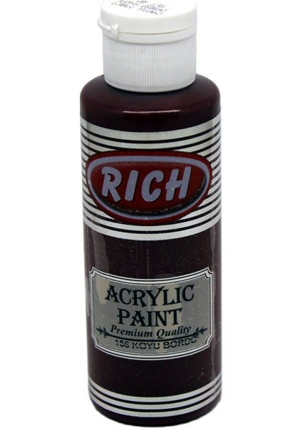 Akrilik Boya 120 cc Koyu Bordo 156