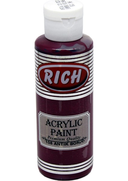 Akrilik Boya 120 cc Antik Bordo 158