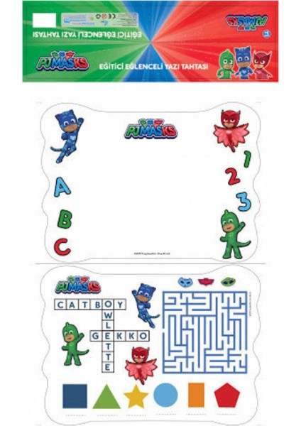Lisanslı Pj Mask Eğlenceli Yazı Tahtası
