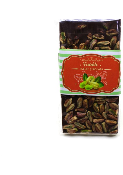 Sütlü Antep Fıstıklı Tablet Çikolata 100 gr