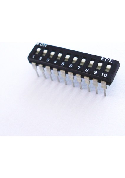 Dip Switch - 10 Bacaklı - 10 Adet