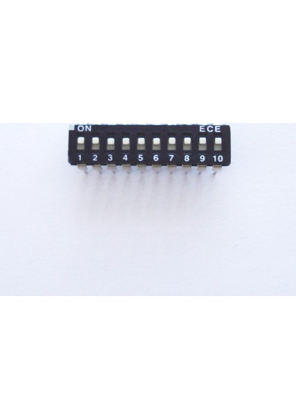 Dip Switch - 10 Bacaklı - 10 Adet