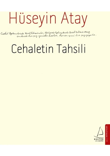 Cehaletin Tahsili - Hüseyin Atay