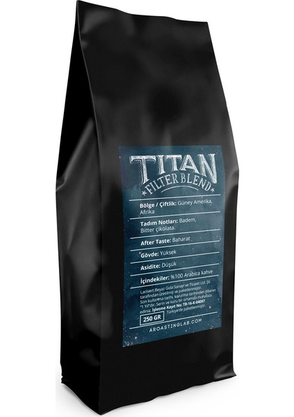 A Roasting Lab Titan Filter Blend (250 Gram) Filtre Kahve (Moka Pot)