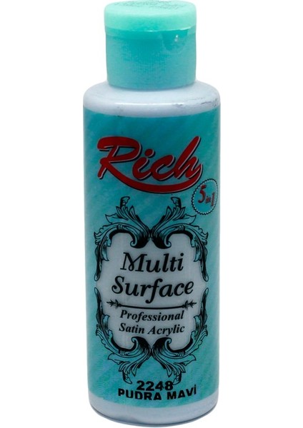 Multi Surface 120 cc Pudra Mavi 2248 Akrilik Boya