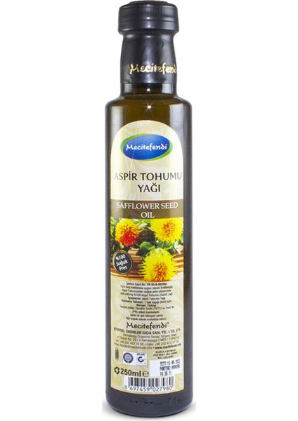 Aspir Tohumu Yağı 250 ml