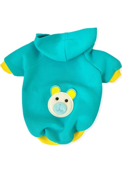 Blue Bear Kapşonlu Sweatshirt Kedi Süeteri Kedi Kıyafeti XXL modelleri