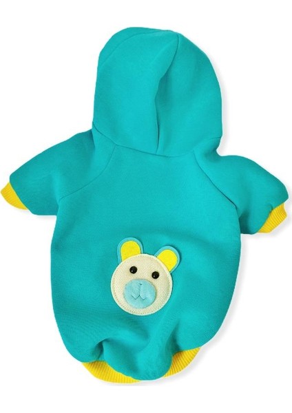 Blue Bear Kapşonlu Sweatshirt Kedi Süeteri Kedi Kıyafeti XXL indirimleri