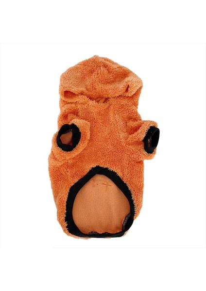 Orange Black Bunny Kapsonlu Sweatshirt Kedi Süeteri Kedi Kıyafeti L modelleri