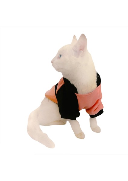 London Pineapple Kapsonlu Sweatshirt Kedi Süeteri Kedi Kıyafeti XL indirimleri