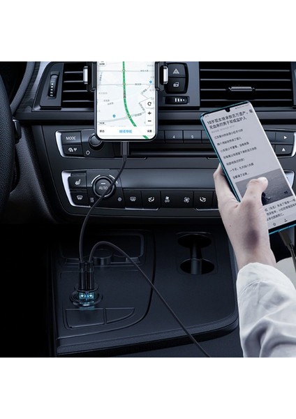 3.4A 17W Hızlı Şarj Şeffaf Mini Dual USB Araç Şarj Başlık AL-33001 modelleri