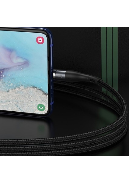 Zinc Safe Manyetik USB Kablo Şarj Android Micro 2.1A 1 mt CAMXC-KG1