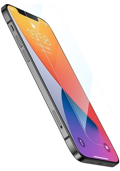 Apple iPhone 12-Apple iPhone 12 Pro 6.1 Tempered Cam Ekran Koruyucu AL-33060
