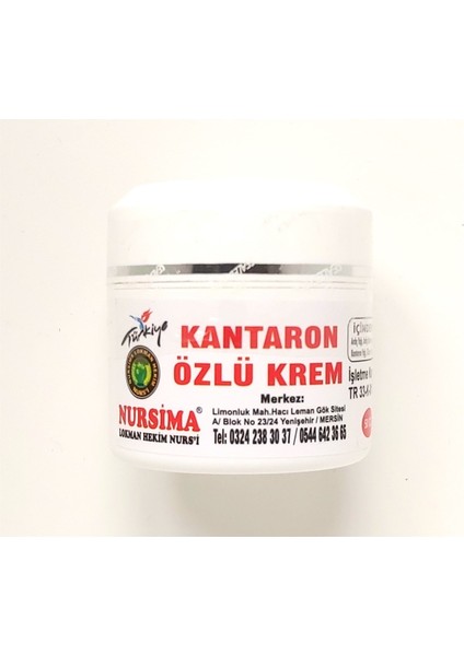 Kantaron Özlü Krem 50 ml