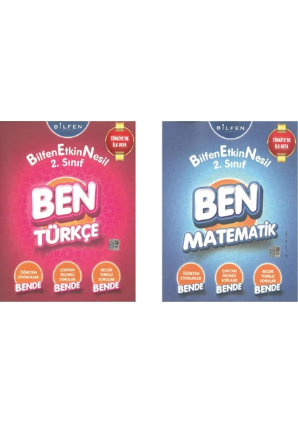 Bilfen Yayınları 2. Sınıf Ben Serisi Matematik-Türkçe Set